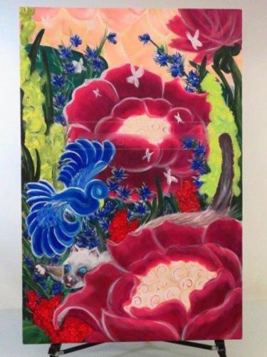 Vivid Bright & Colorful Oil Painting