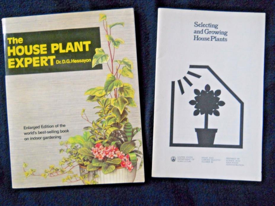 Vintage 1980 The House Plant Expert by Hessayon/Selecting & Growing House plants