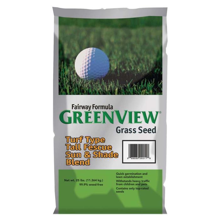 Greenview Fairway Formula Grass Seed Non-Organic Drought Resistance 25 lbs.
