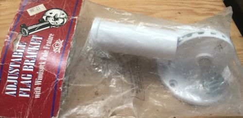 Adjustable Aluminum Flag Bracket with Windsock Holder New & Sealed