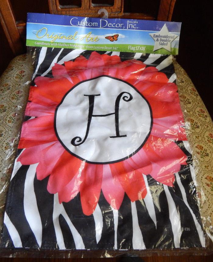 Custom decor, Inc. Embroidered & Double Sided 12