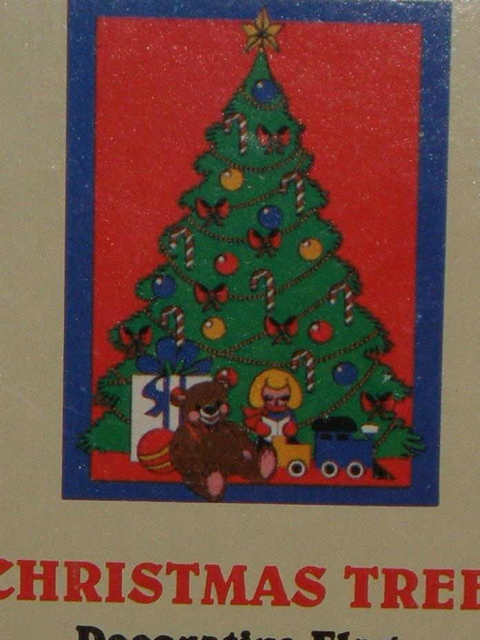 Vintage Christmas Tree Decorative Flag, 29