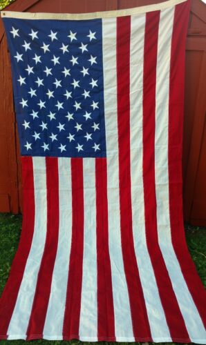50 Star USA Flag 4.75' x 9.25' Sewn Stars VALLEY FORGE