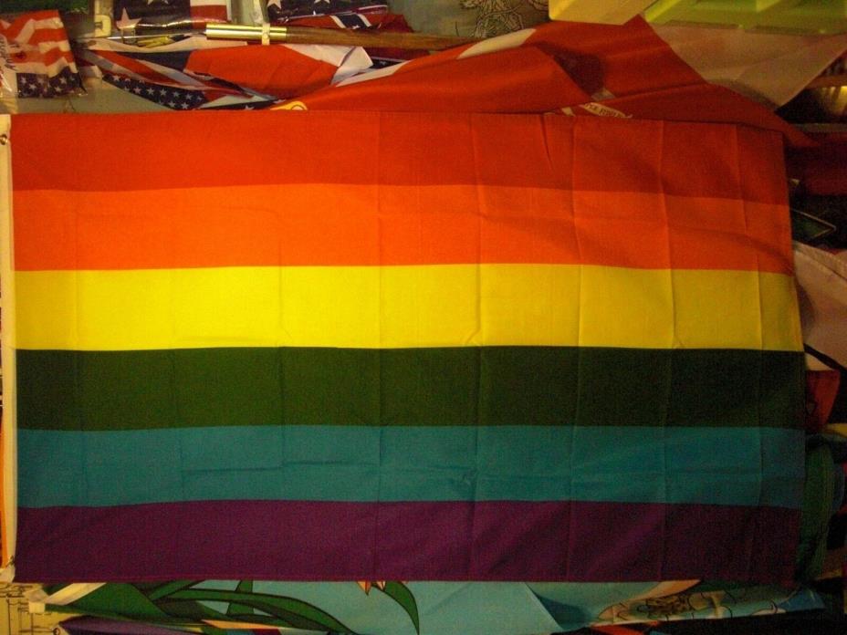 Rainbow LGBT Flag 3' x 5' Quality Fly Banner 