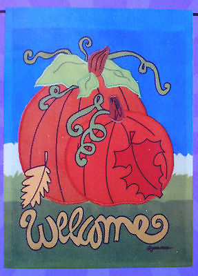 small Applique Autumn Viny Pumpkins 