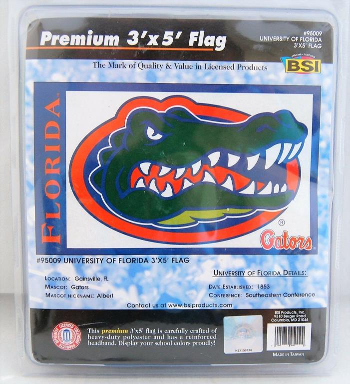 University Of Florida Gators 3x5 Flag #95009 New In Package