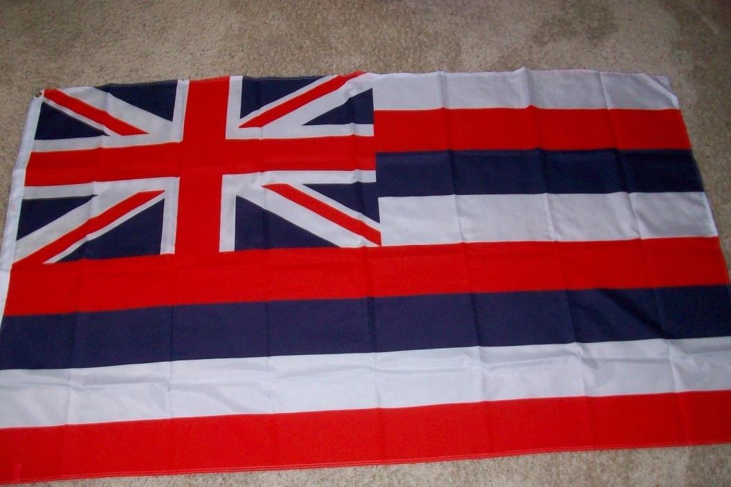Large 3' X 5' Hawaii State Flag NEW