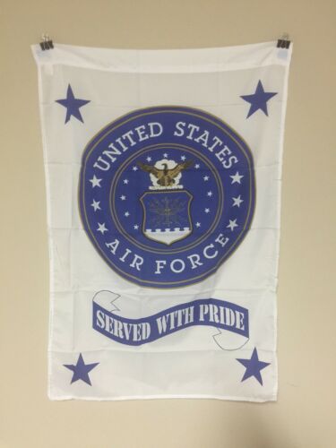 United States Air Force Served With Pride 28x40 Flag