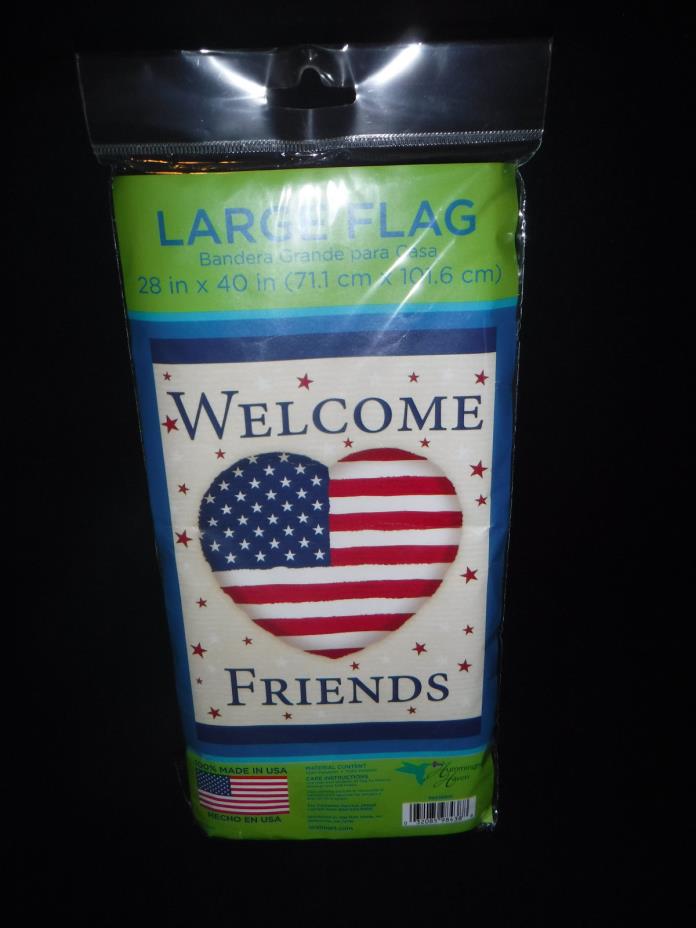 Garden Yard Flag American Flag Welcome Friends 28