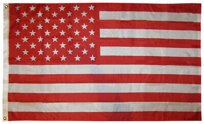 3x5 USA 50 Star Red & White 3'x5' Premium Quality Rough Tex 68D Nylon Flag