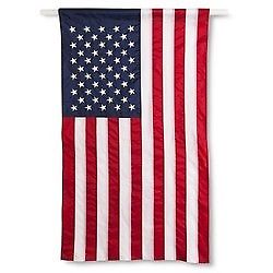 Annin Embroidered American Flag Banner - 2.5 x 4