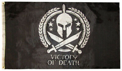 3x5 Molon Labe Victory or Death Spartan Helmet Swords 3'x5' Polyester Flag (RAM)