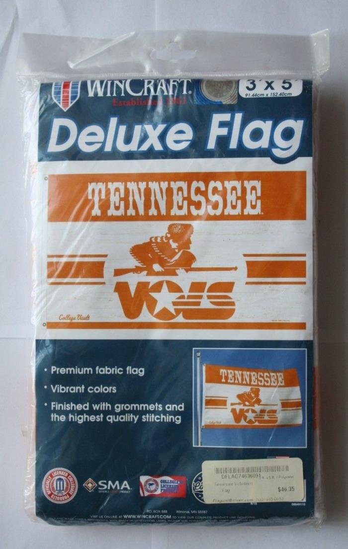 University of Tennessee NCAA Volunteers Deluxe Grommet Flag Licensed 3' x 5'