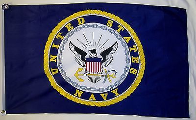 United States Navy Seal Flag 3' X 5' Indoor Outdoor Licensed Banner