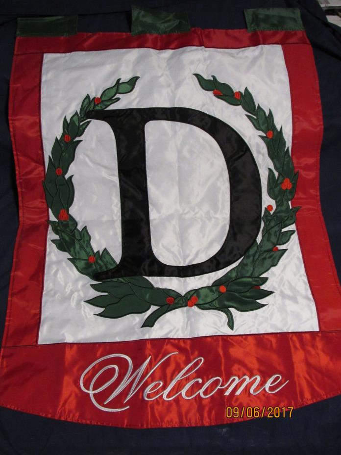 Flag with the letter D