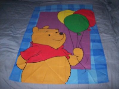 WINNIE THE POOH APPLIQUE FLAG 2 SIDED COLORFUL 28