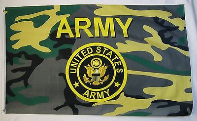 United States Army Camo Flag 3' X 5' Indoor Outdoor Licensed Banner