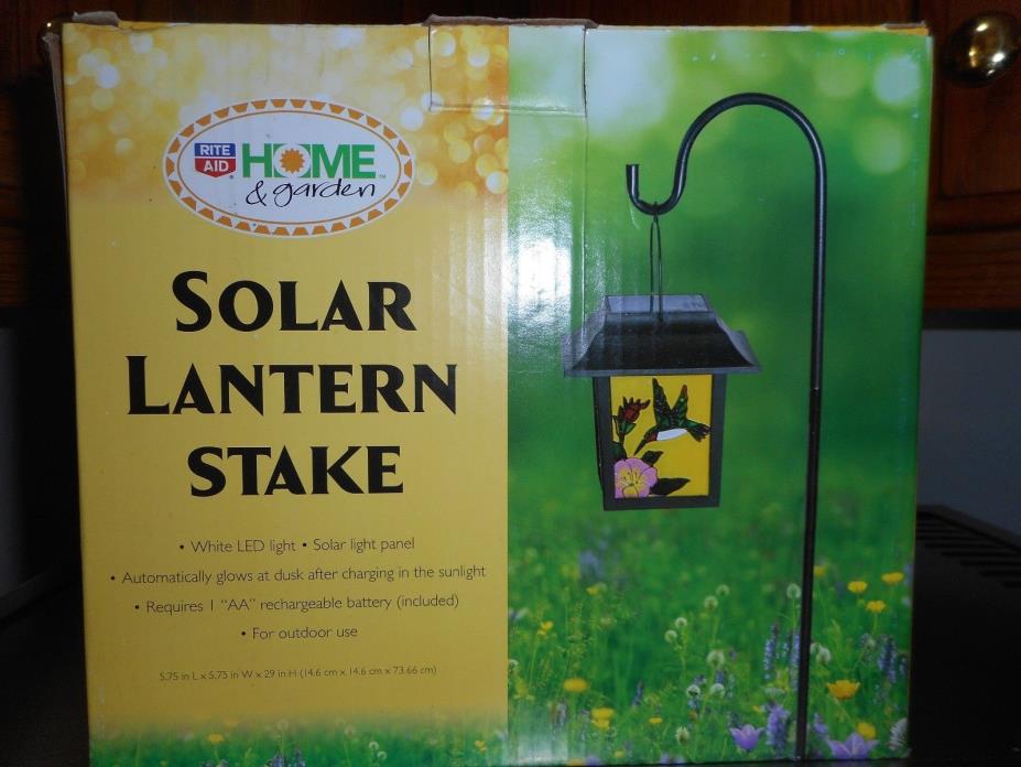 Solar Lantern Stake Light Humming Bird by Home & Garden