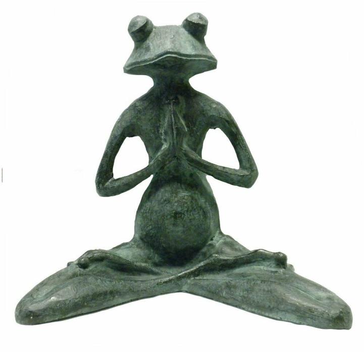 SPI Home 50791 Meditating Yoga Frog Garden Sculpture Yard Lawn Decor Statue 12
