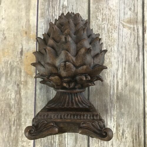 Artichoke Finial 7 1/2 Tall Bronze Finish Table Top Study Mantle Home Decor