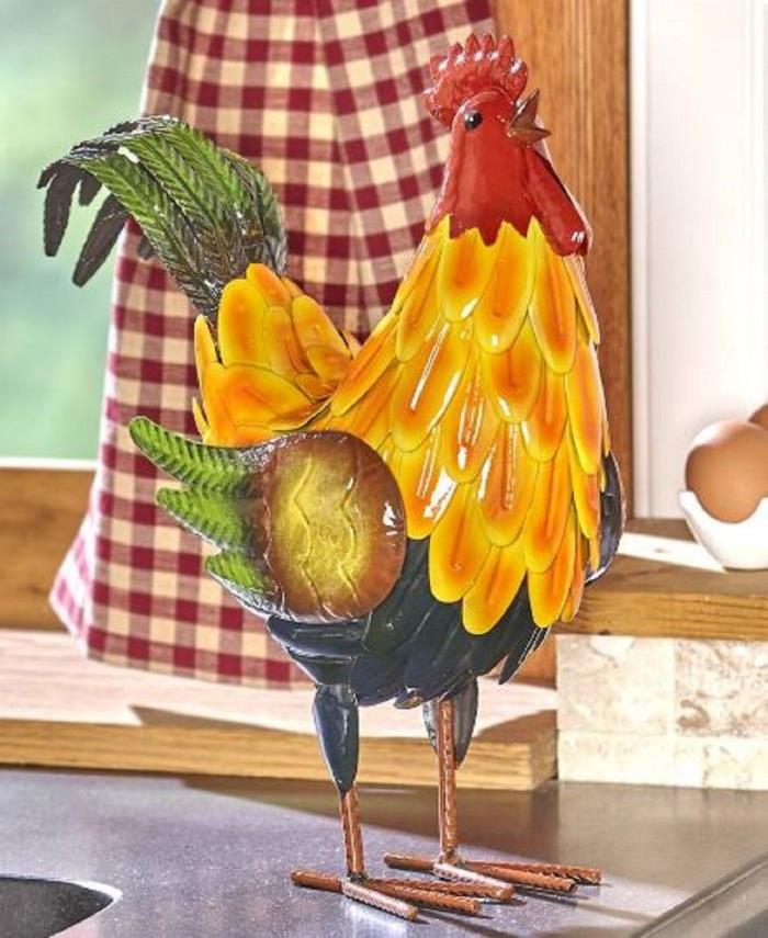 Rooster Country Kitchen Figurine Sculpture Freestanding Barnyard Farm Collection