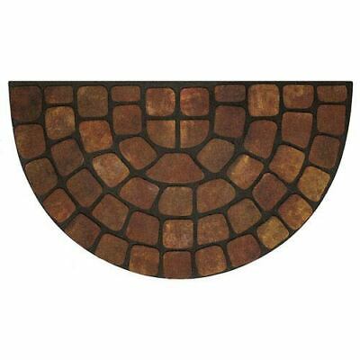 Achim Importing Company Beige Stone Slice 18 x 30-Inch Raised Rubber Mat