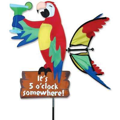 Macaw Parrot Its 5 O'clock Somewhere Wind Spinner 20
