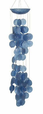 Highland Dunes Garzon Contemporary Coconut Shell and Oyster Shells Wind Chime