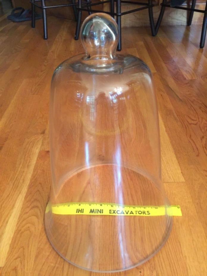 Glass Cloche Bell Jar 11.5x16
