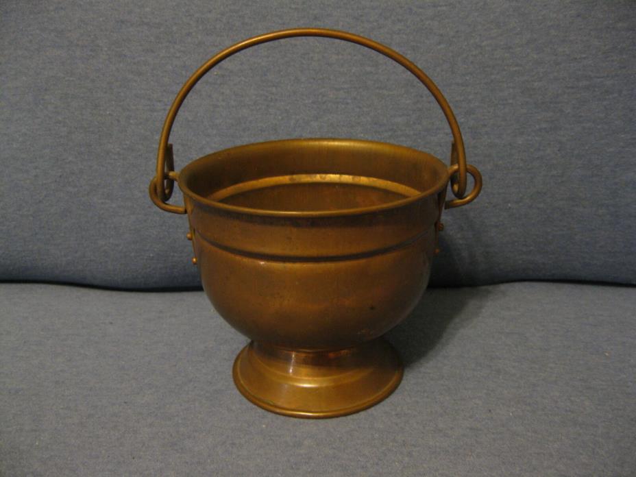 Copper Flower Pot w/Handle/5