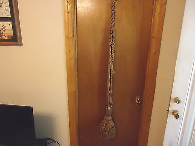 Vintage Large Rope Macrame ? Style Hanging Plant Holder 