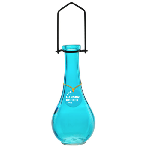 Couronne - Hanging Drop Glass Rooting Vase - Aqua