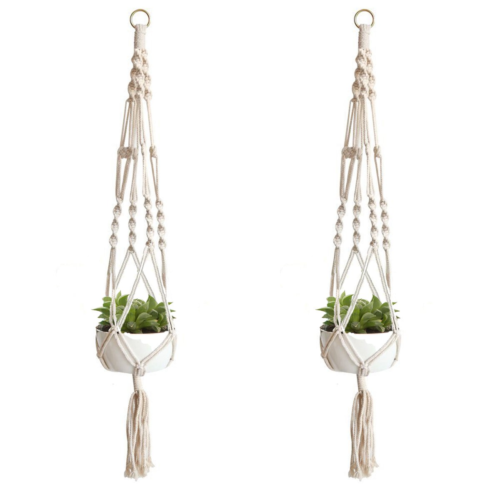 Plant Hanger Indoor Outdoor Macrame Succulent Flower Potted Holder Perfect Day 2