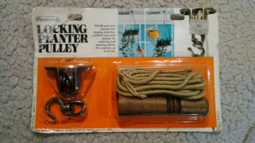 Homecraft Locking Planter Pulley Raise and Lower Plants - Bird Cages & Etc.