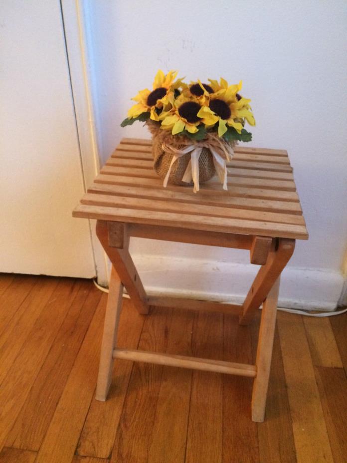 IKEA Foldable Wooden Flower Plant Stand