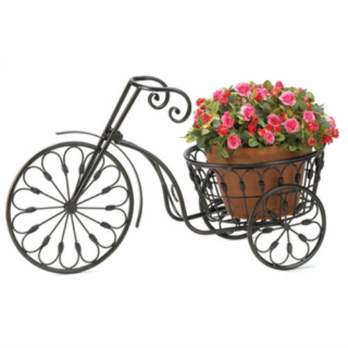Bicycle Plant Stand Old Fashioned From Days Gone Bye Blooming Planter