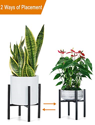 Plant Stand for Indoor Outdoor Plant Pots | Pccooler Mid Century Rustproof Iron