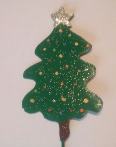 Christmas Tree Plant Stake Made From Scrap Metal 4