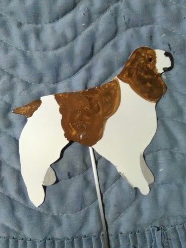 Spaniel Handmade Decorative Metal Plant Stake For Indoor Outdoor Use  5