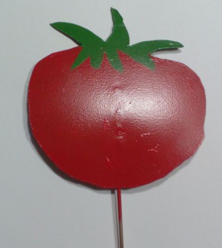 1 Tomato Vegetable Garden Marker Made from Scrap Metal 4