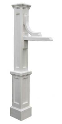 Address Sign Post in White [ID 8162]