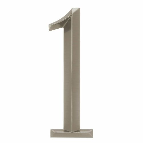 Whitehall Products Classic 6 Inch number 1 Polished Nickel