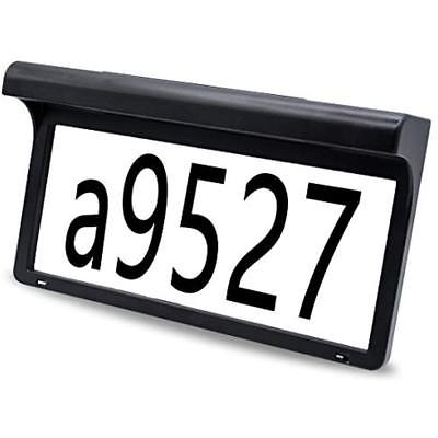 LeiDrail Address Numbers & Plaques Solar Lighted Sign Custom Mailbox House Wall
