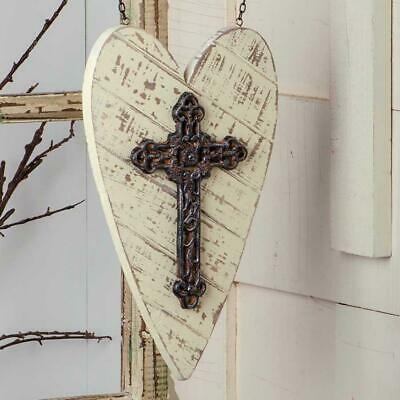 Heart with Cross Arrow Replacement Sign by K&K Interiors