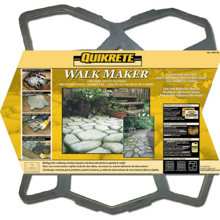 Quikrete 6921-32 Stone Walk Maker Country Stone Pattern