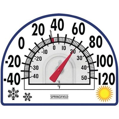 Springfield(R) Precision 91157 4-Season Window Cling Thermometer