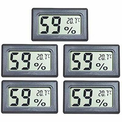 EEEKit 5-Pack Mini LCD Digital Electronic Temperature Humidity Meter Indoor Home