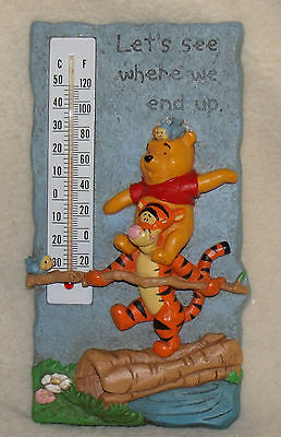 disney winnie the pooh indoor/outdoor thermomter pre-owned