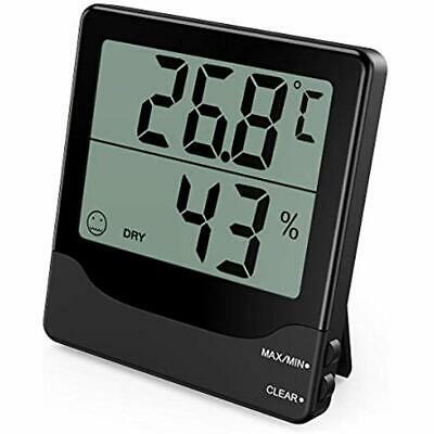 KeeKit Indoor Hygrometer Thermometer, Digital Humidity Monitor, Home Meter LCD