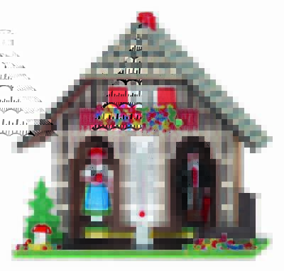Black Forest Weather House with Thermometer [ID 3281945]